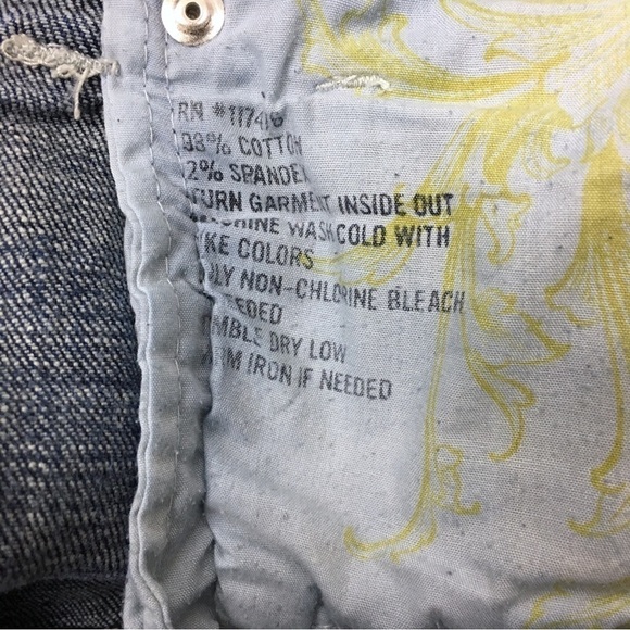 MAURICES Jeans Bootcut Embroidered Bling Flap Pockets Juniors Size 1/2 Regular - Picture 8 of 10